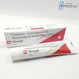 Tretinoin, hydroquinone and fluocinolone acetonide cream