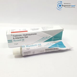 Tretinoin, hydroquinone and fluocinolone allantoin gel